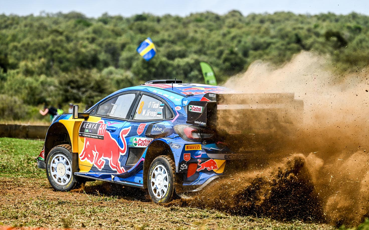 Ott Tänak - Martin Järveoja Keenia rallil.