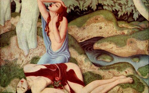 Edmund Dulaci illustratsioon “Aphrodite ja Adonis”