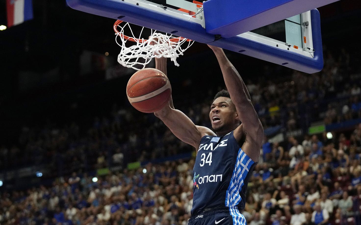 Giannis Antetokounmpo 2022. aastal Eesti vastu