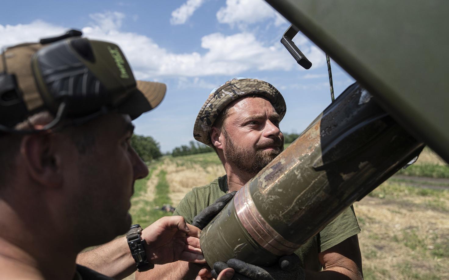 Украинские военные.