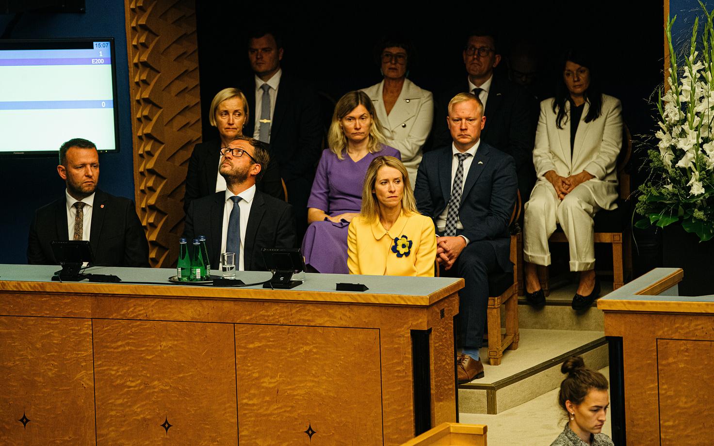 Valitsus riigikogu sügisistungjärgu esimesel istungil