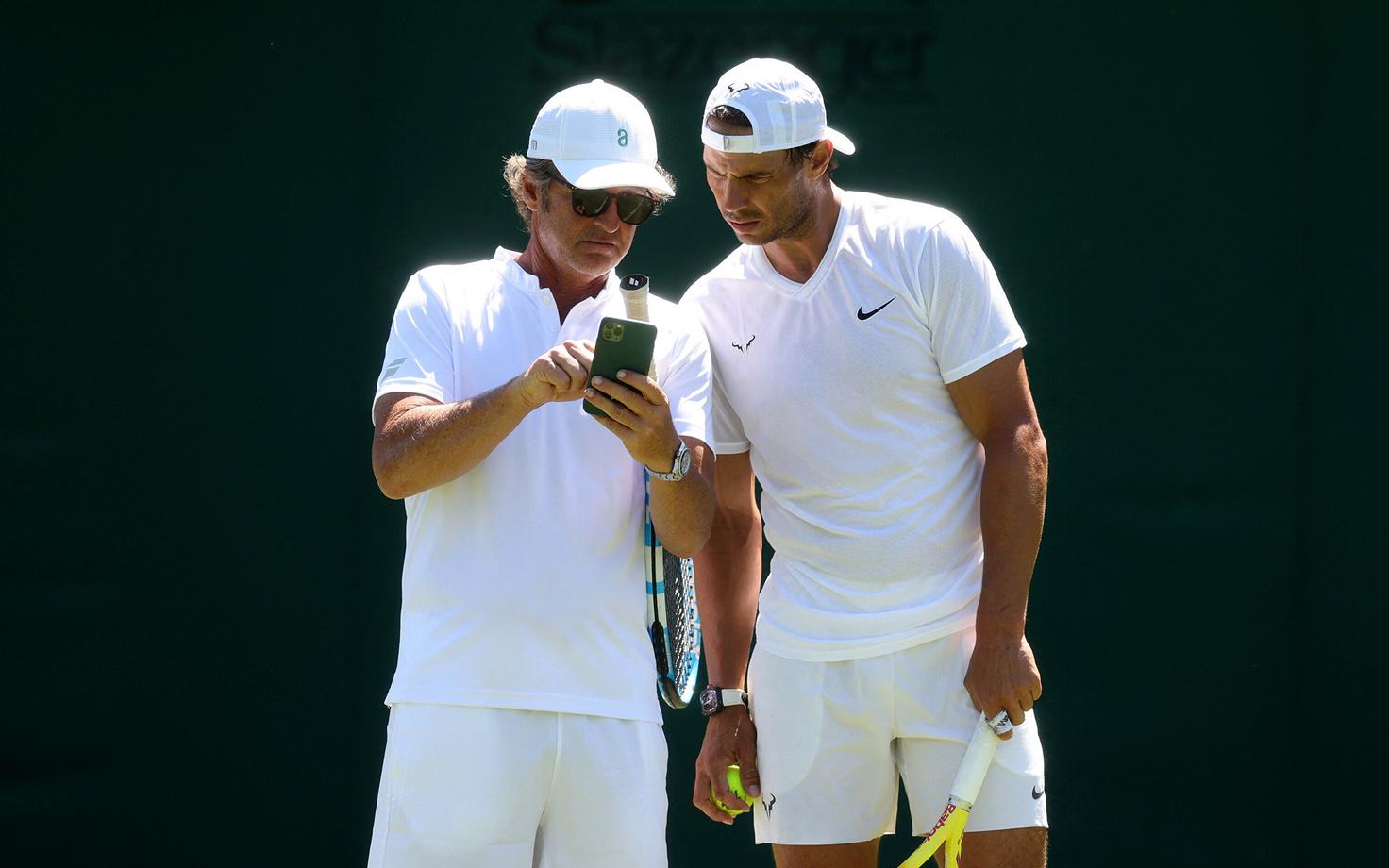 Toni Nadal ja Rafael Nadal