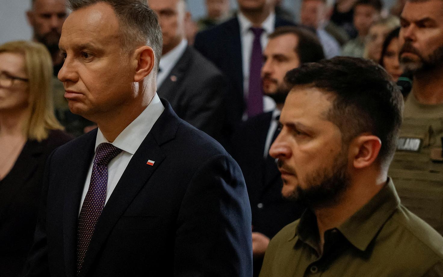 Poola president Andrzej Duda ja Ukraina president Volodõmõr Zelenski.