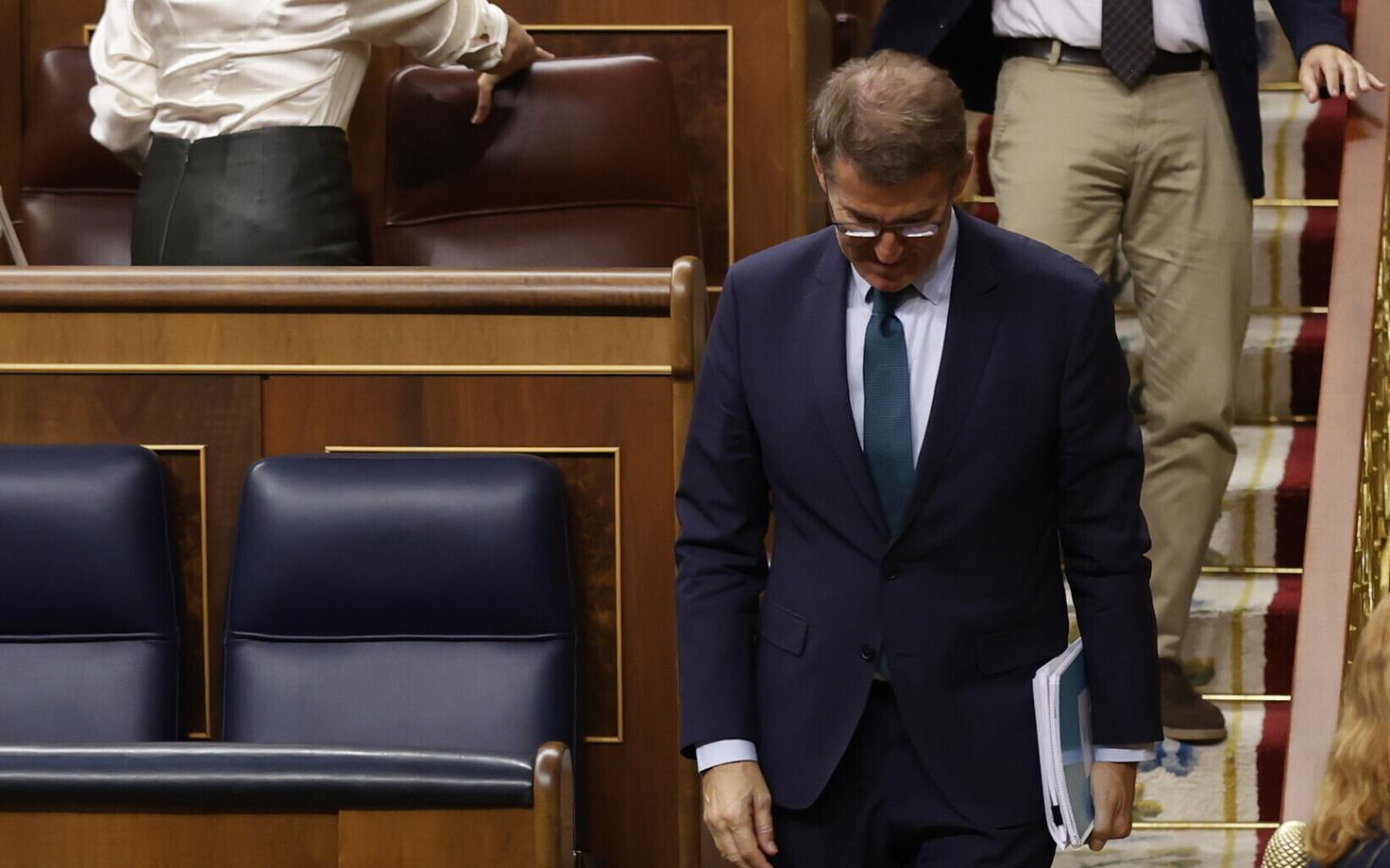 Hispaania parlament lükkas reedel tagasi Alberto Núñez Feijóo kandidatuuri peaministriametisse.