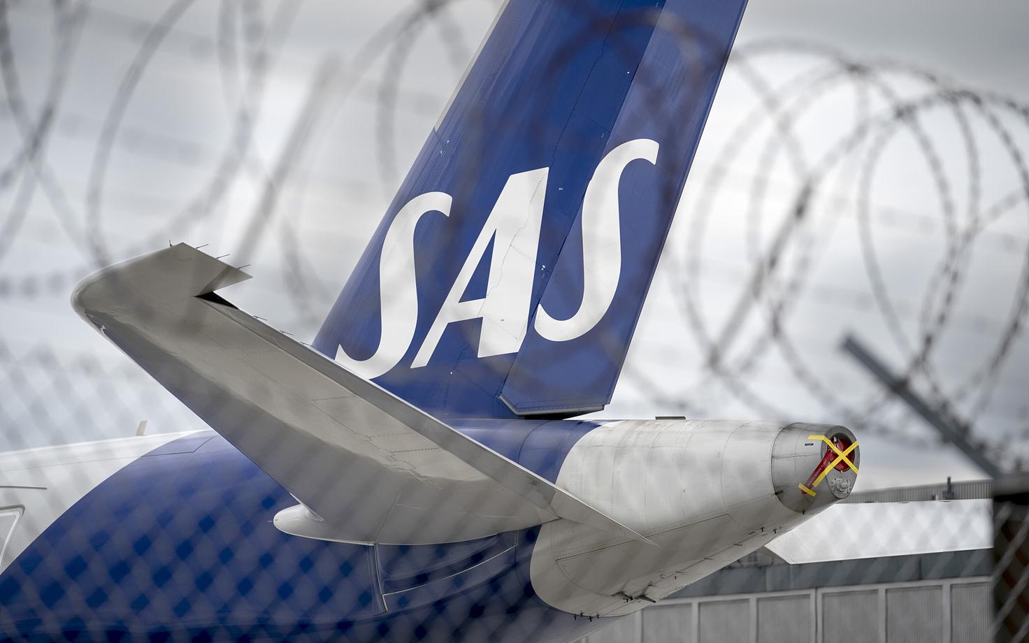SAS-i logoga lennuk