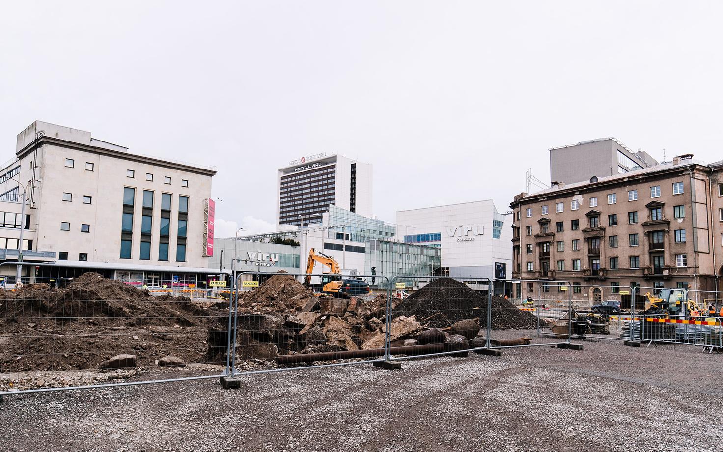 Novembris toimusid endisel EKA krundil kaevetööd.
