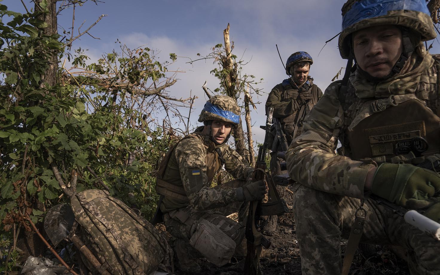 Ukraina sõdurid Andrijivka lähistel septembris 2023