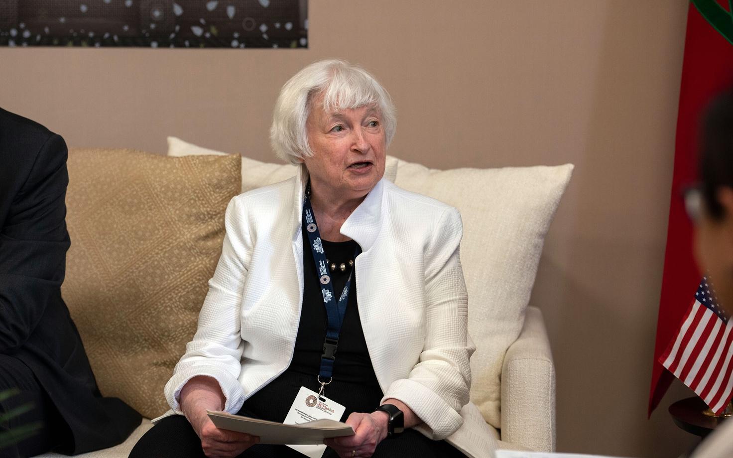 Janet Yellen Maailmapanga ja IMF-i aastasel kohtumisel Marokos