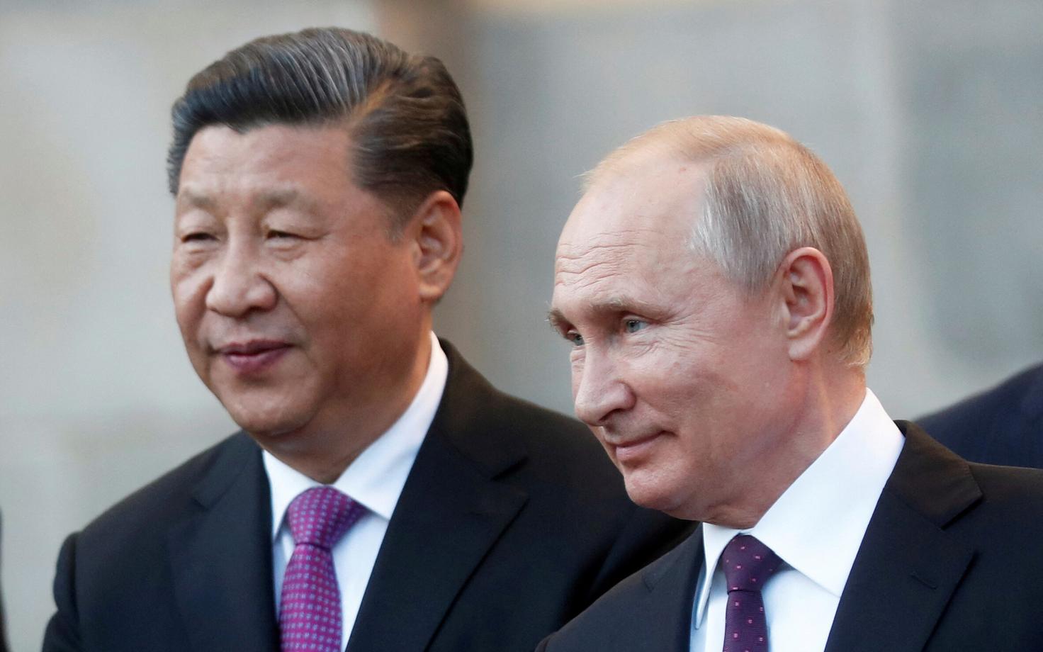 Vladimir Putin ja Xi Jinping.