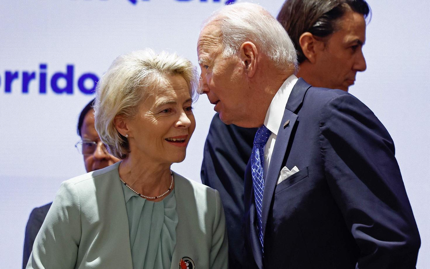 USA president Joe Biden ja Euroopa Komisjoni president Ursula von der Leyen G20 kohtumisel Indias 9. septembril 2023