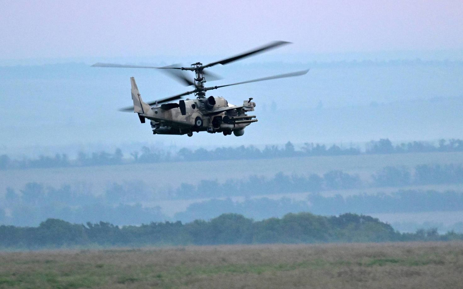Vene Ka-52 ründehelikopter Ukrainas