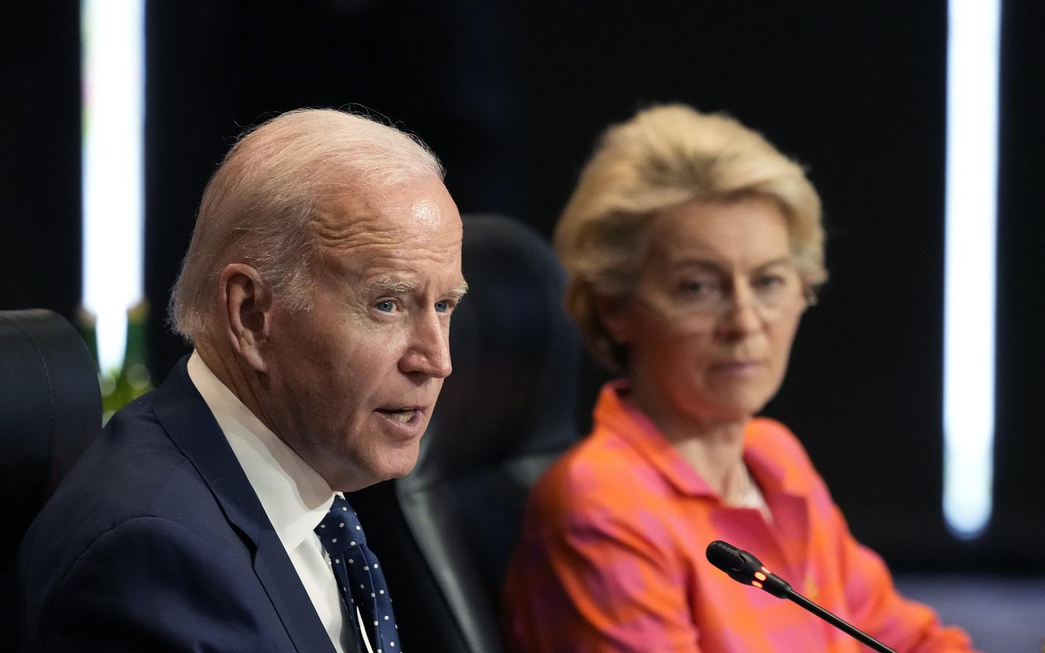 Joe Biden ja Ursula von der Leyen 2022. aasta novembris.