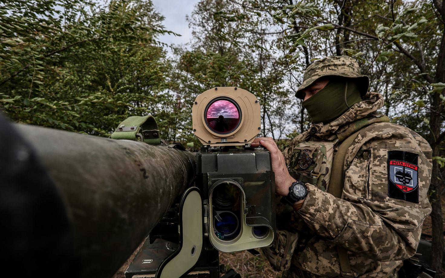 Украинский военнослужащий.