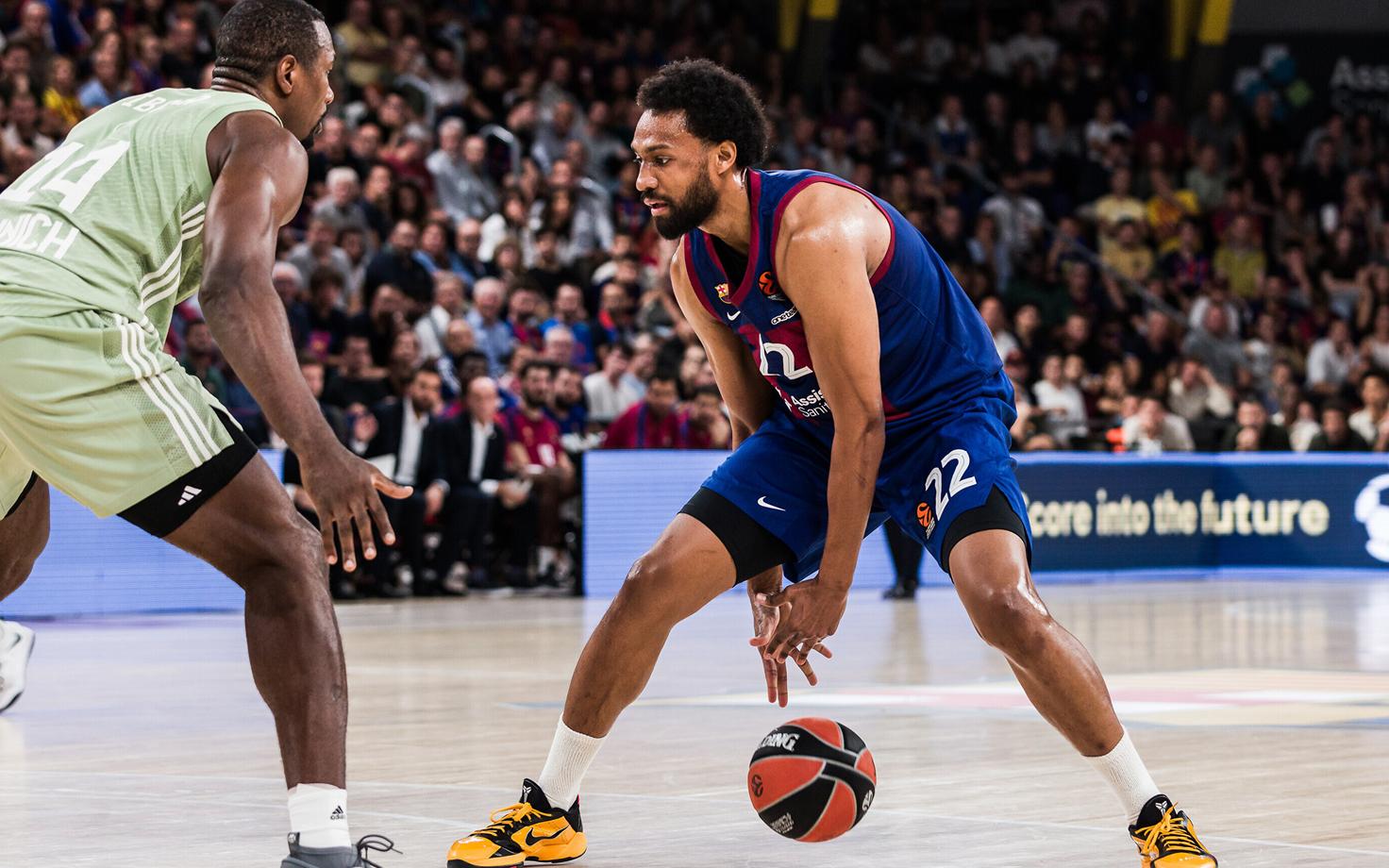 Barcelona ääremängija Jabari Parker Euroliiga mängus Bayerni vastu