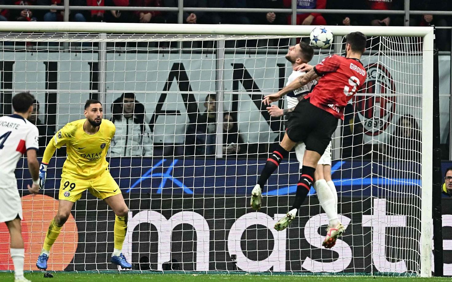 Olivier Giroud lõi PSG vastu AC Milani võiduvärava