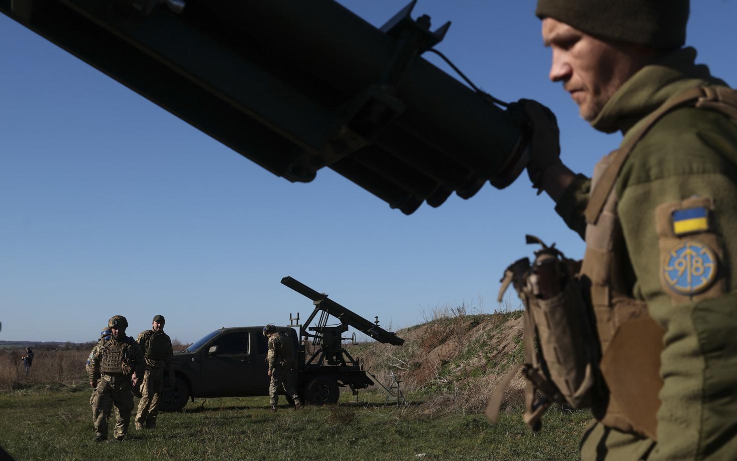 Украинские военные в Запорожской области.