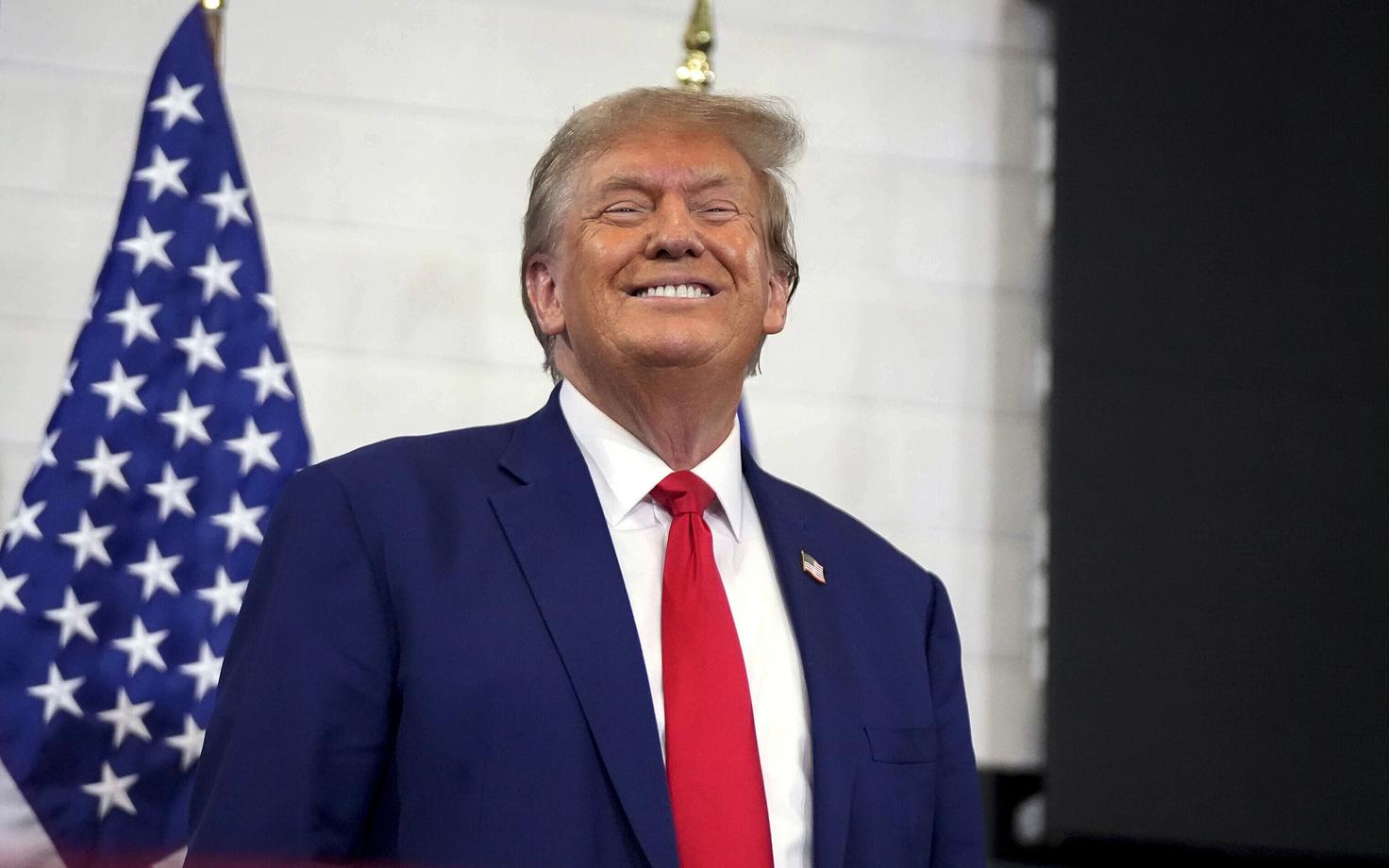 Endine USA president Donald Trump kampaaniaüritusel.