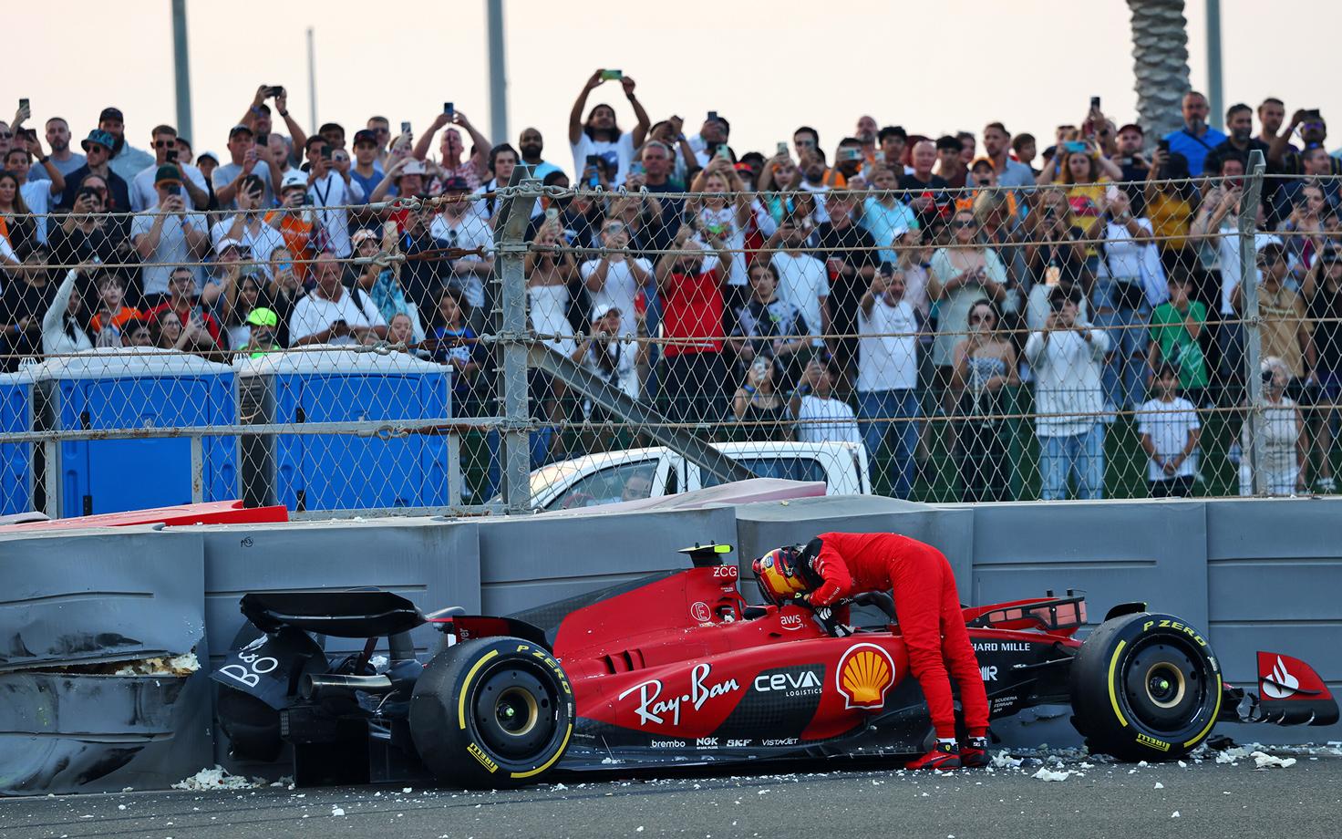 Carlos Sainz Jr. Abu Dhabi GP vabatreeningul.