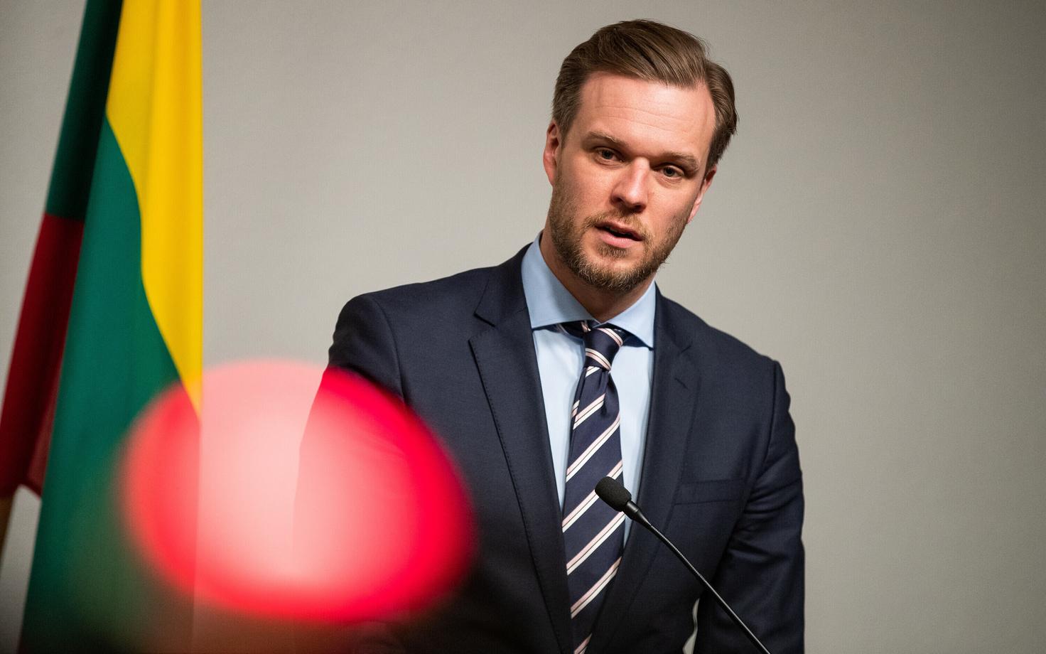 Leedu välisminister Gabrielius Landsbergis.