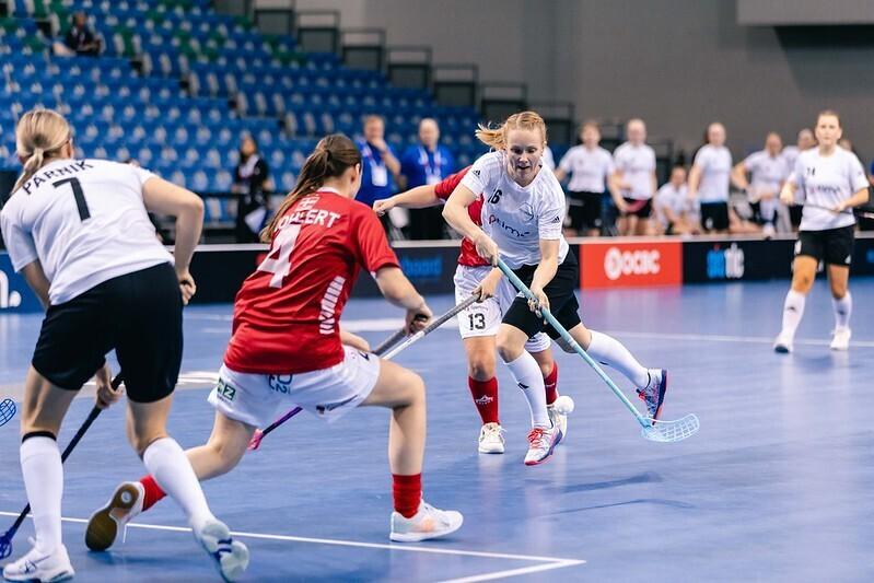 Saalihoki naiste MM: Eesti - Taani
