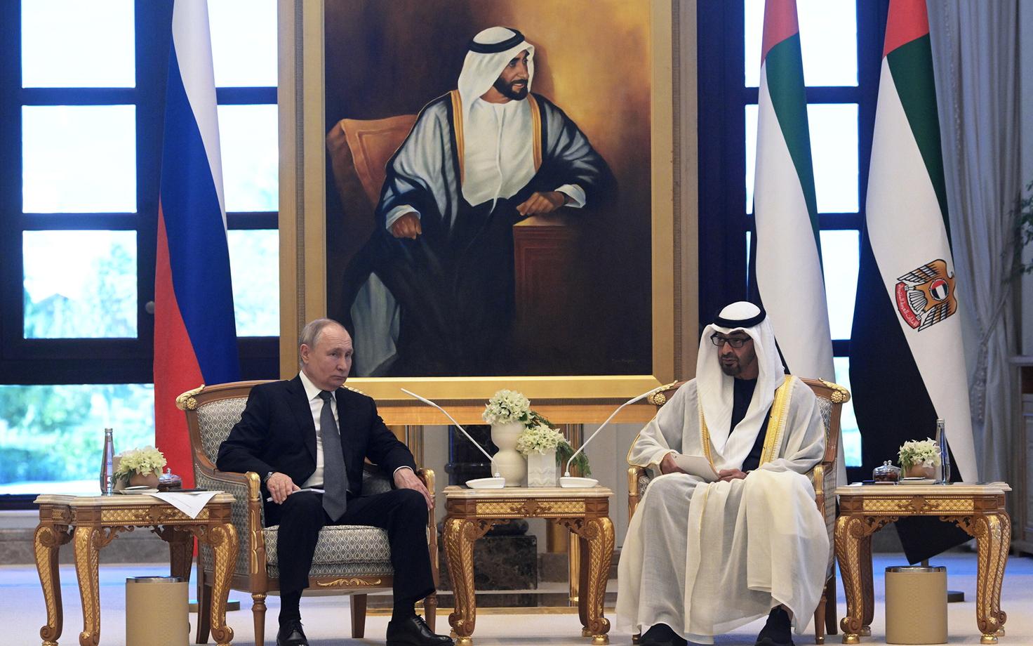 Vladimir Putin ja šeik Mohamed bin Zayed Al Nahyan