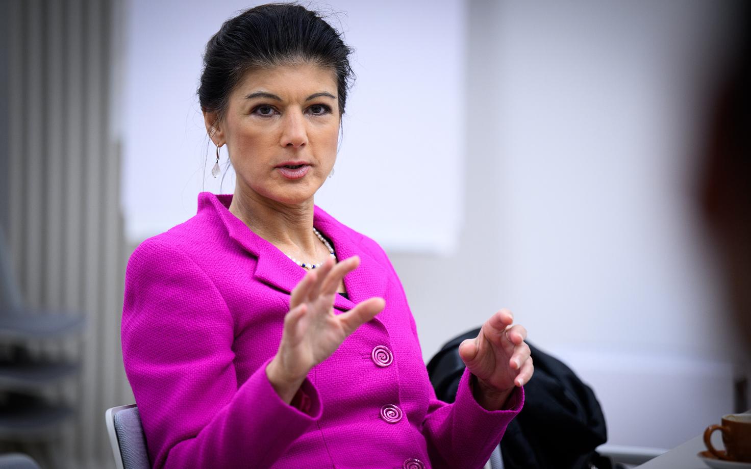 Saksamaa vasakpopulistlik poliitik Sahra Wagenknecht.