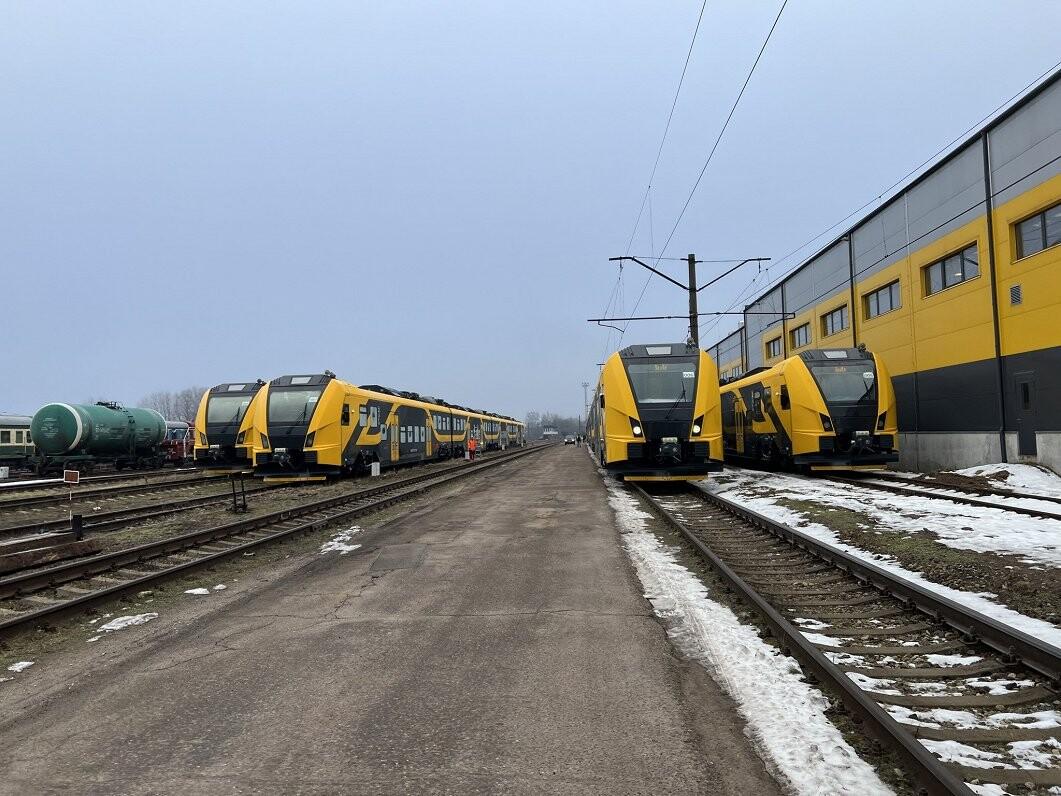 Läti uued Škoda elektrirongid.