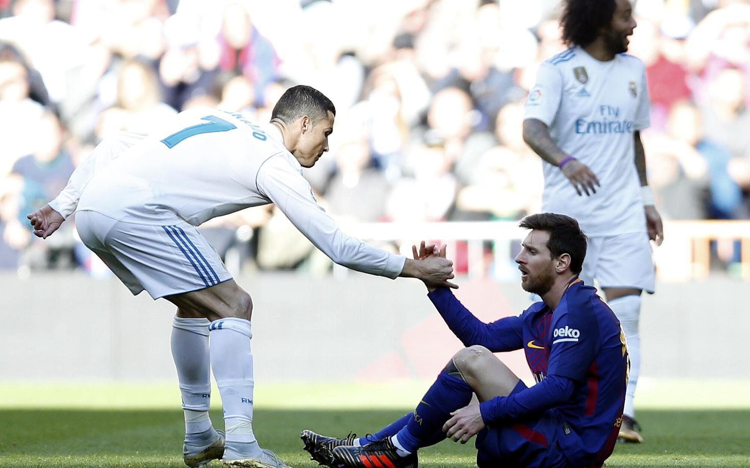 Cristiano Ronaldo ja Lionel Messi 2017. aastal
