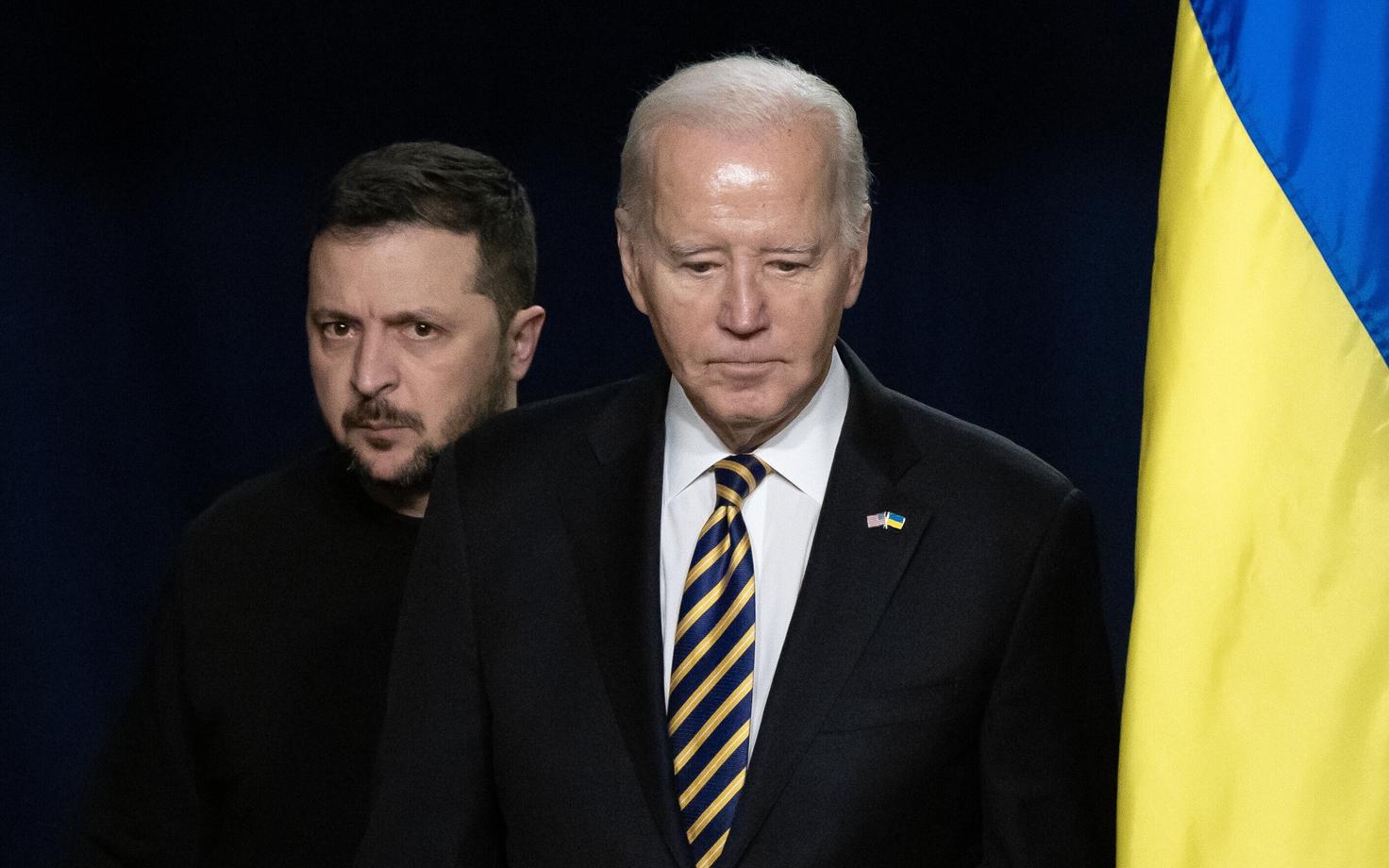 Президент Украины Владимир Зеленский и президент США Джо Байден.