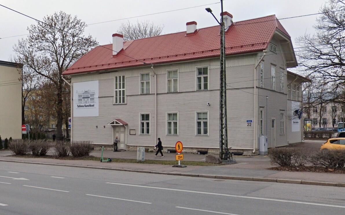 Endla 22 hoone, mida kasutatakse remondi ajal koolide asenduspinnana.