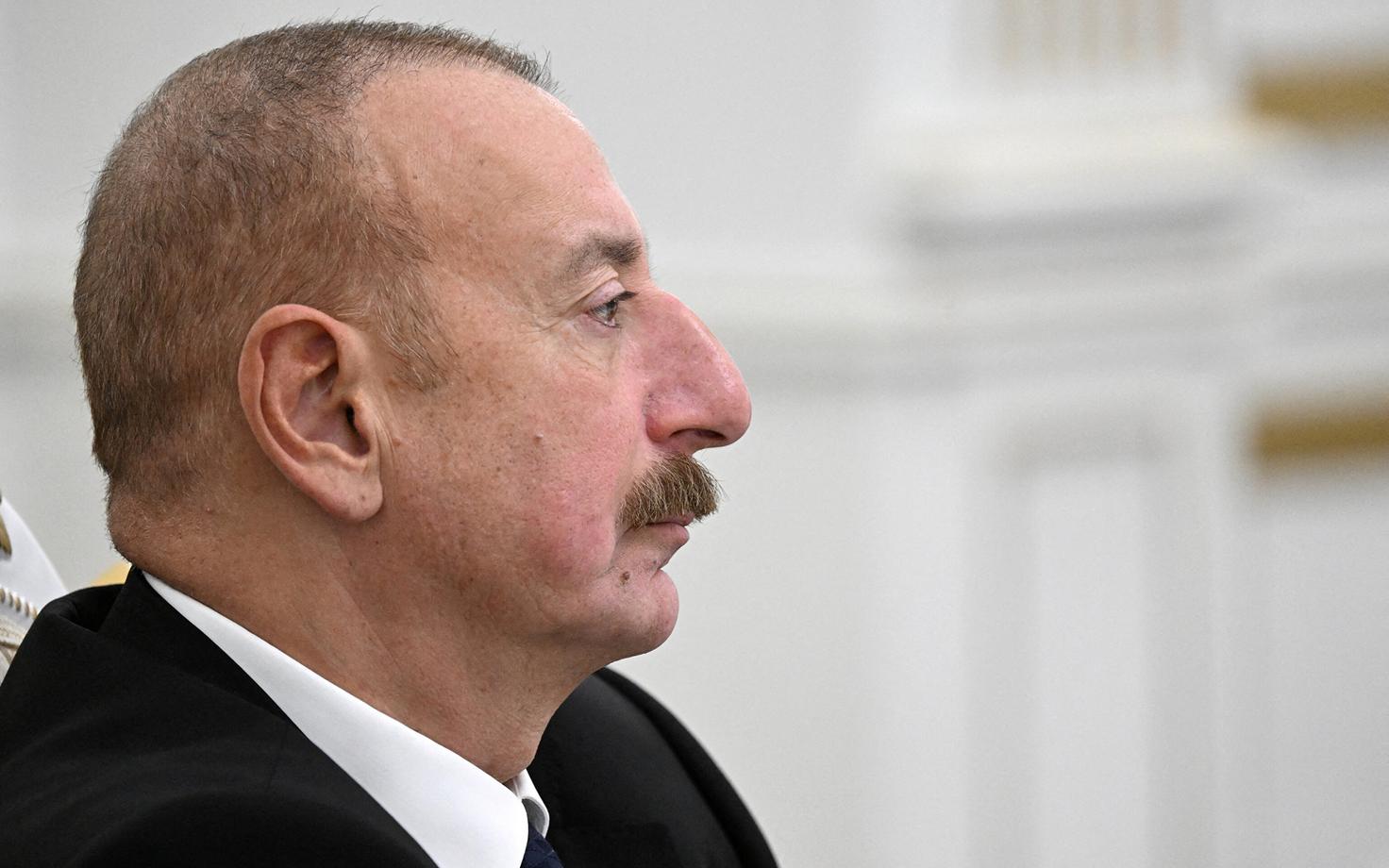 Aserbaidžaani president Ilham Alijev.
