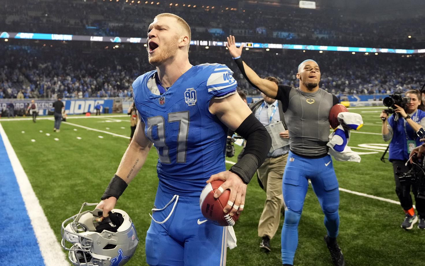 Detroit Lionsi noored tähed Aidan Hutchinson ja Amon-Ra St. Brown