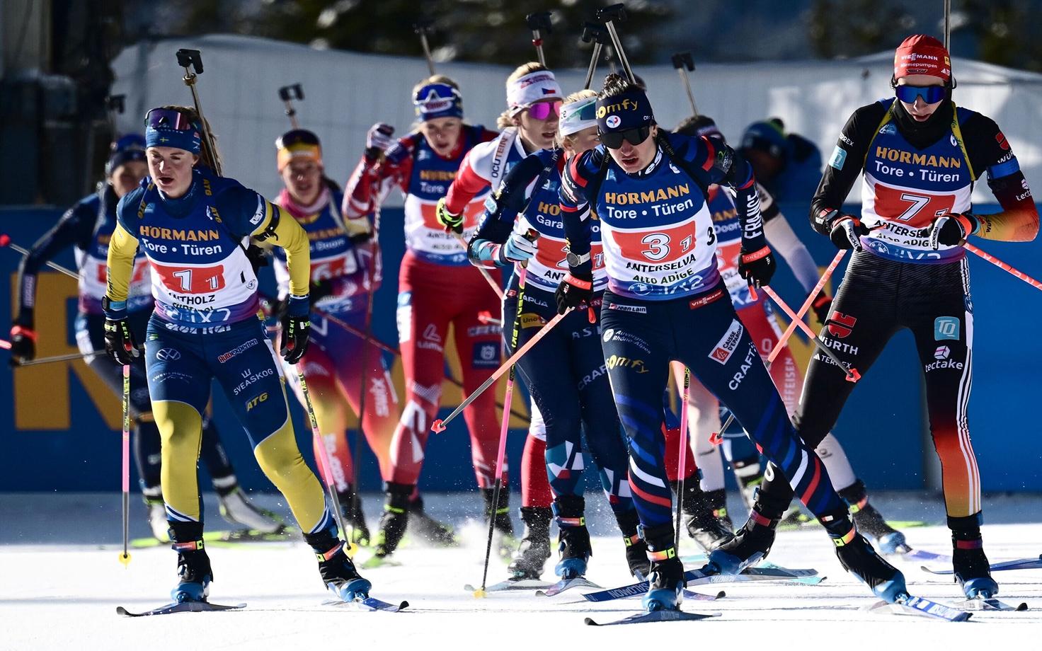 Paarissegateatesõit Antholz-Anterselvas.