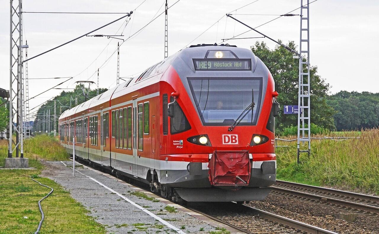 Железная дорога в Германии.