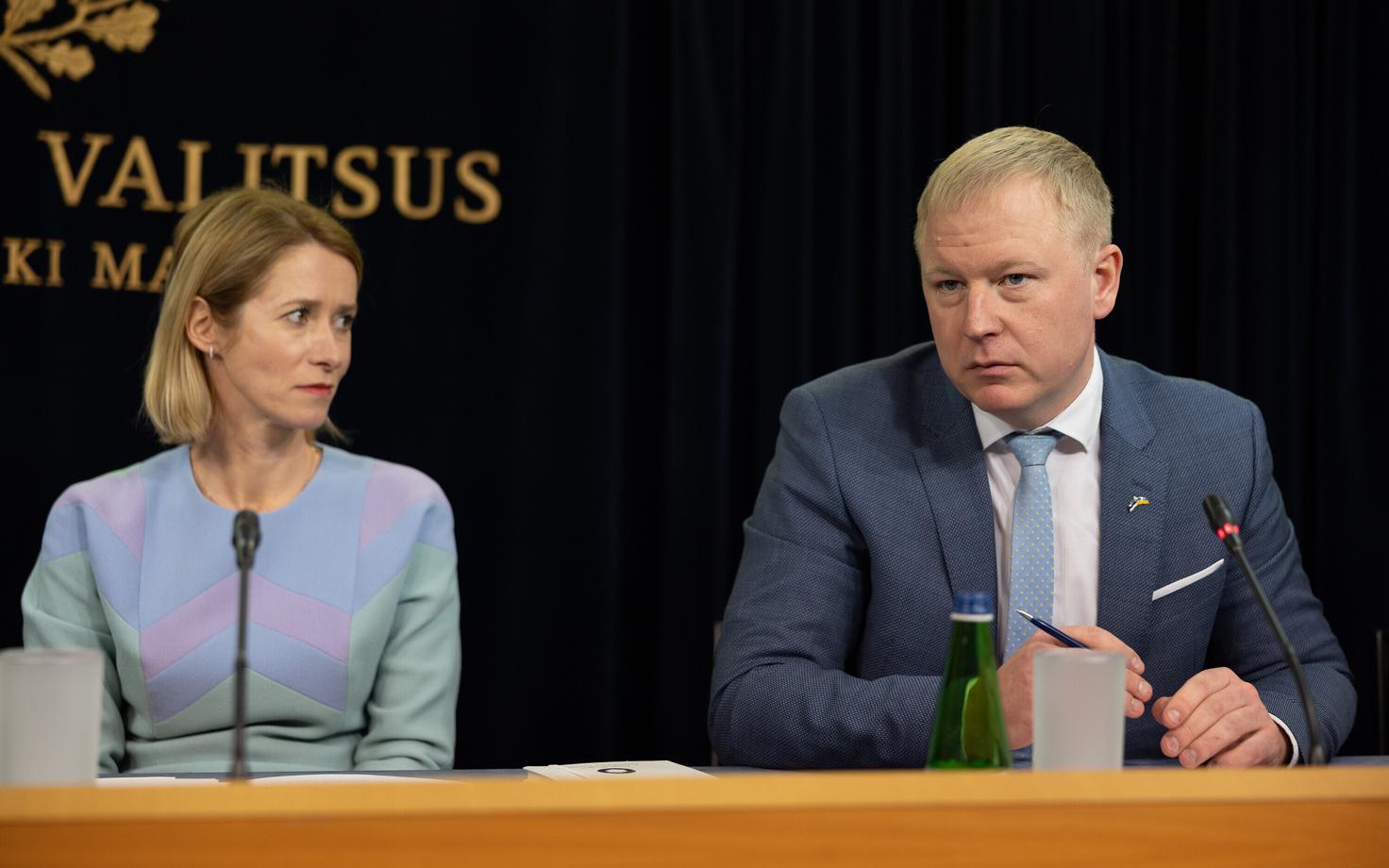 Kaja Kallas ja Mart Võrklaev