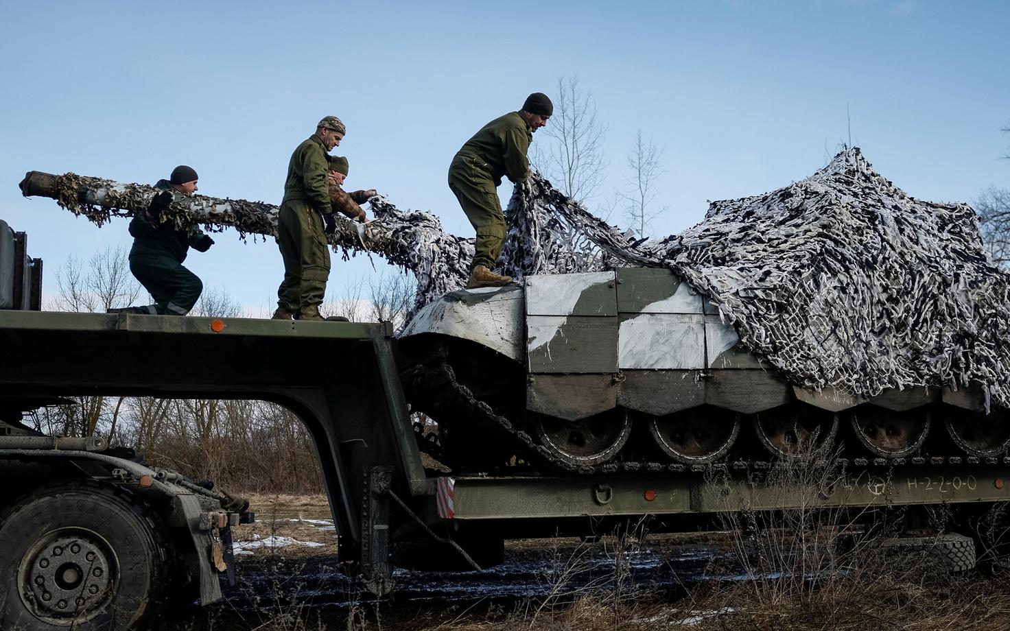 Украинские военнослужащие.