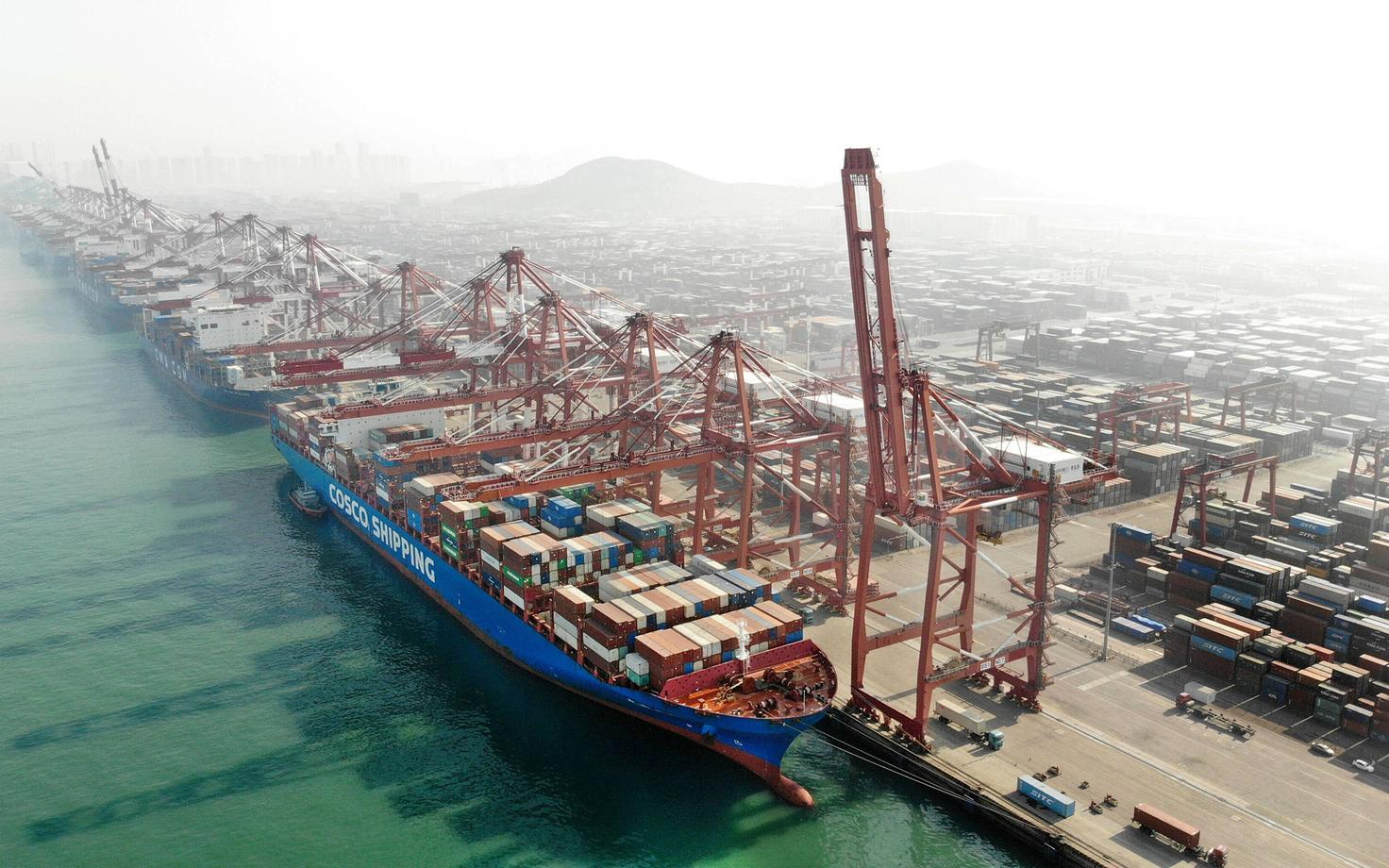 Qindao sadam Hiina Shandongi provintsis.