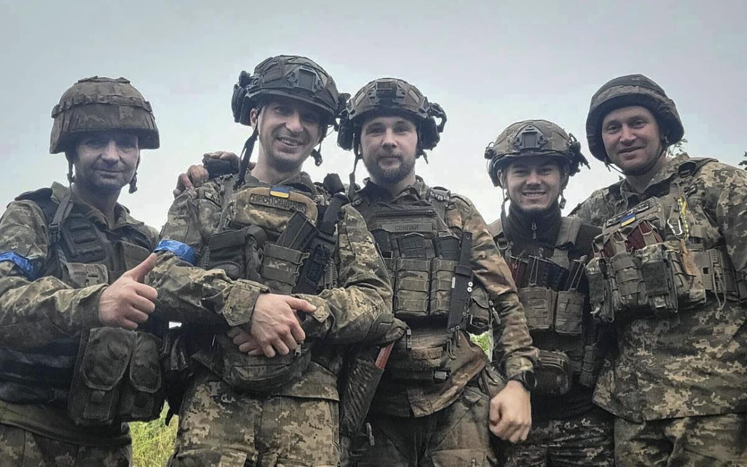 Украинские военные.