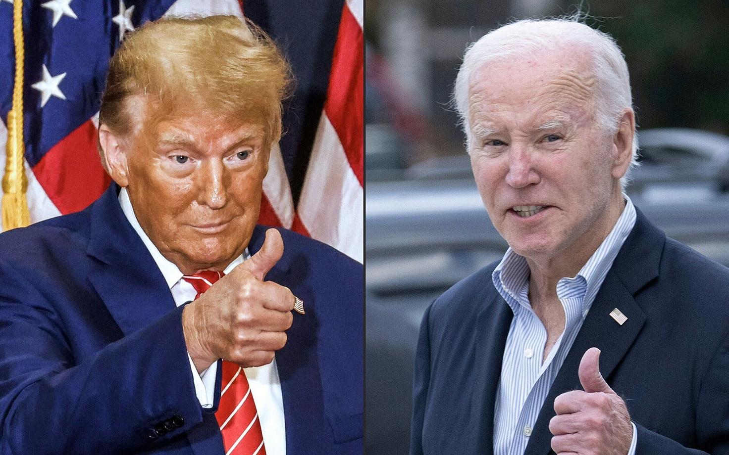 Дональд Трамп и Джо Байден.