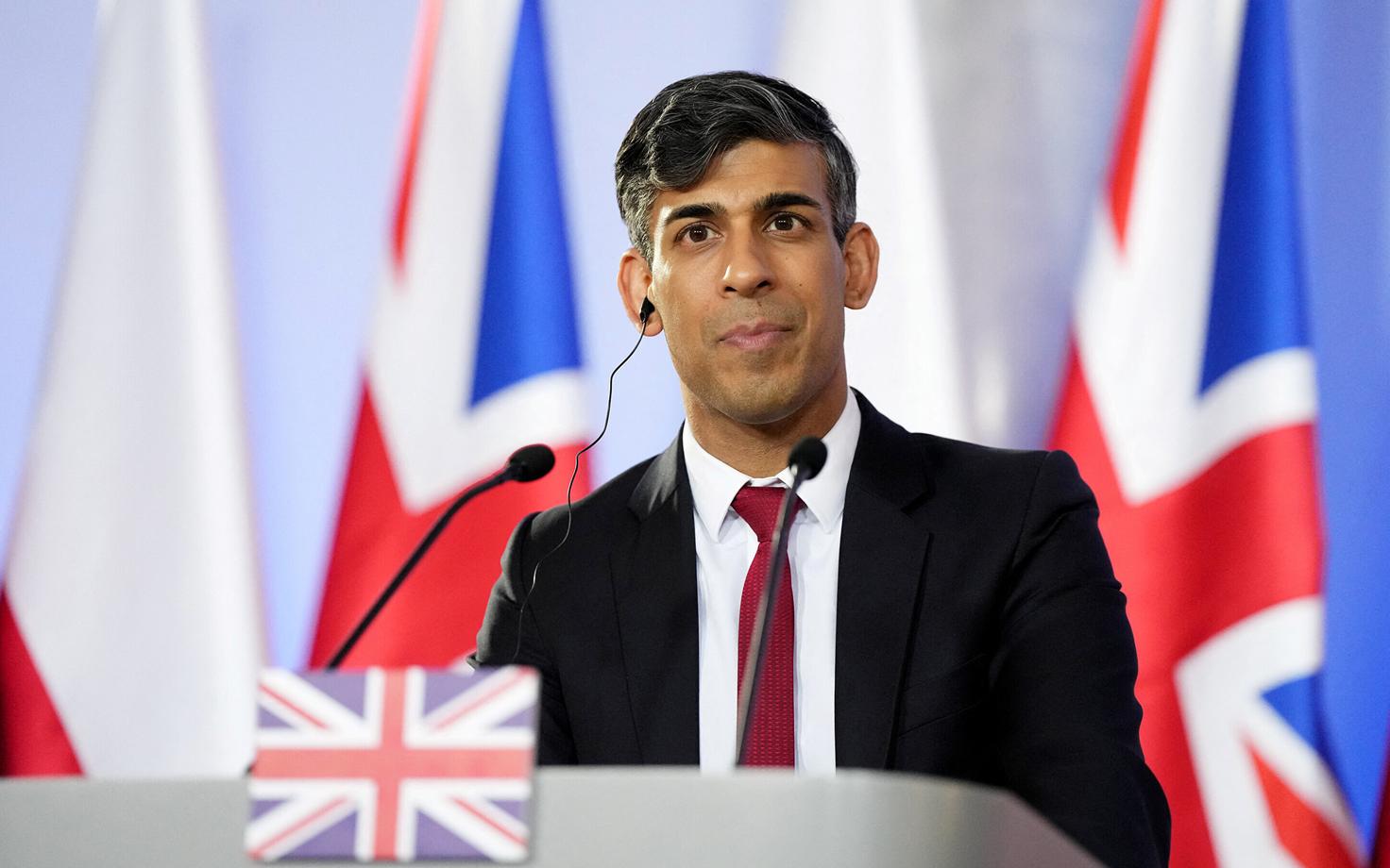 Suurbritannia peaminister Rishi Sunak.