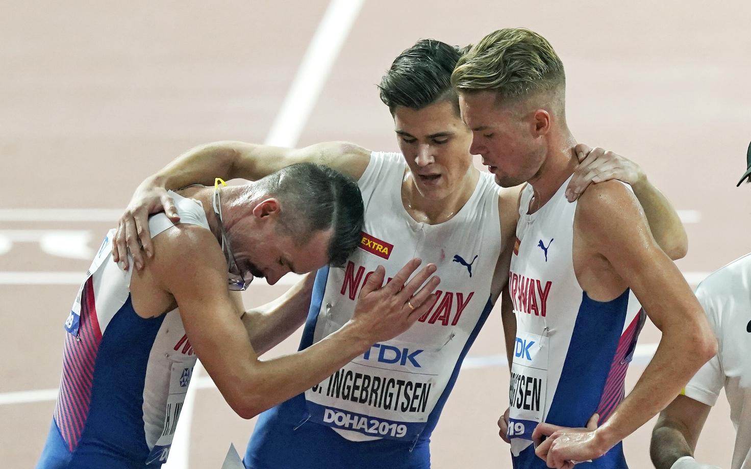 Vennad Ingebrigtsenid (vasakult): Filip, Jakob, Henrik