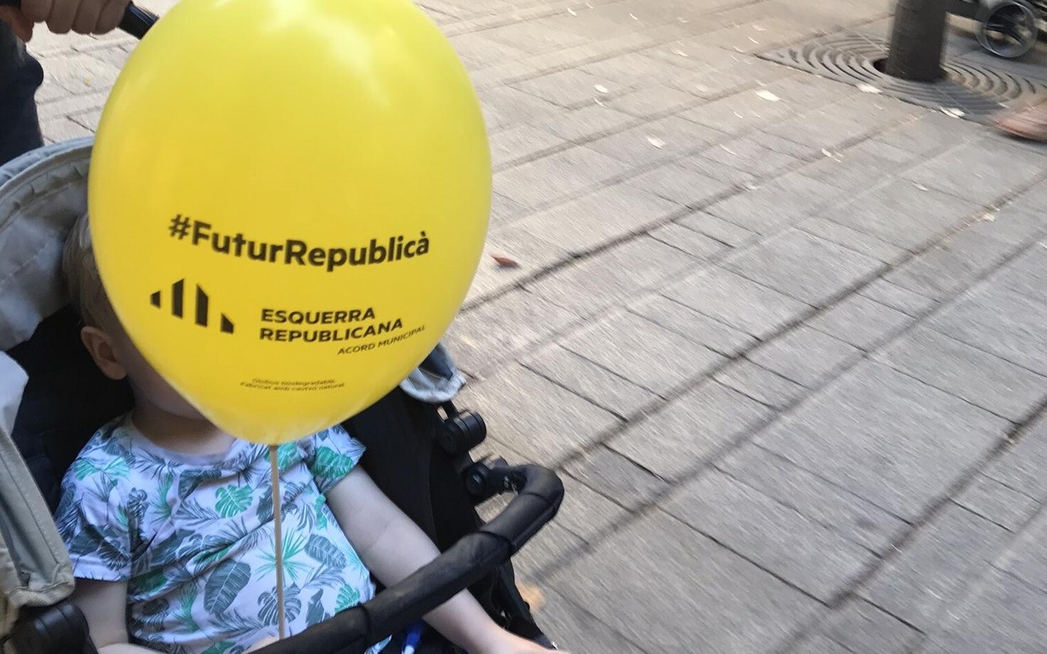 ERC kirjadega õhupall.