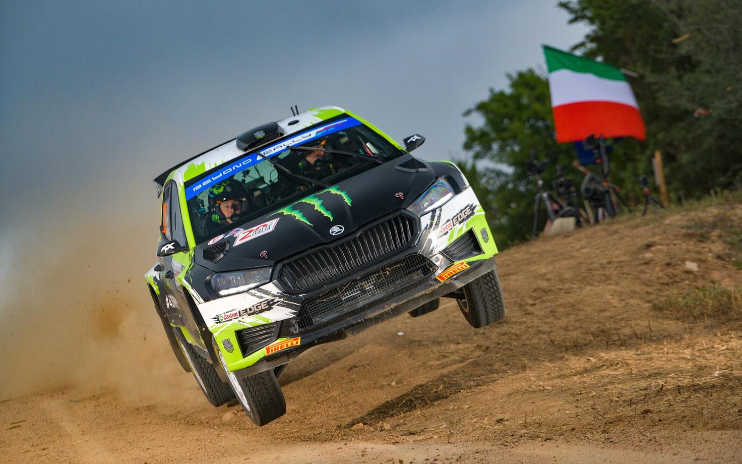 Oliver Solberg ja Elliott Edmondson.