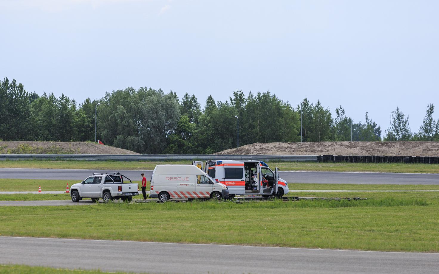 Mootorrattaõnnetus Pärnu ringrajal