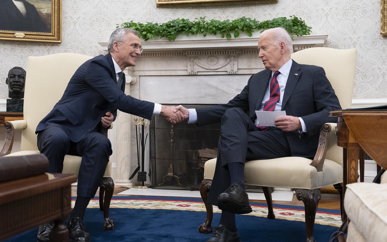 Jens Stoltenberg ja Joe Biden