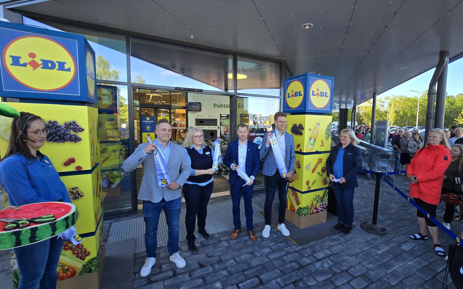 Магазин Lidl в Курессааре.