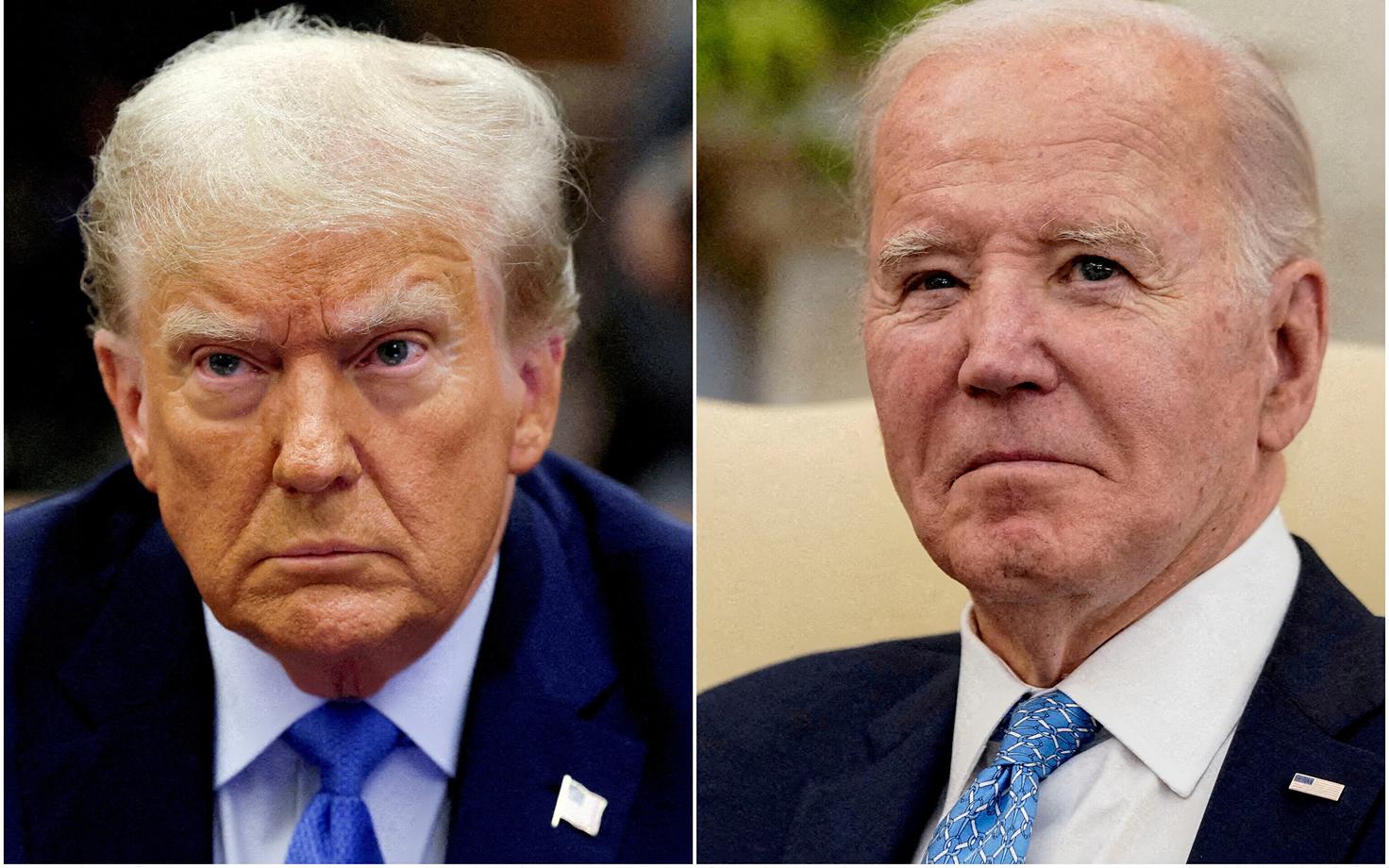 Donald Trump ja Joe Biden