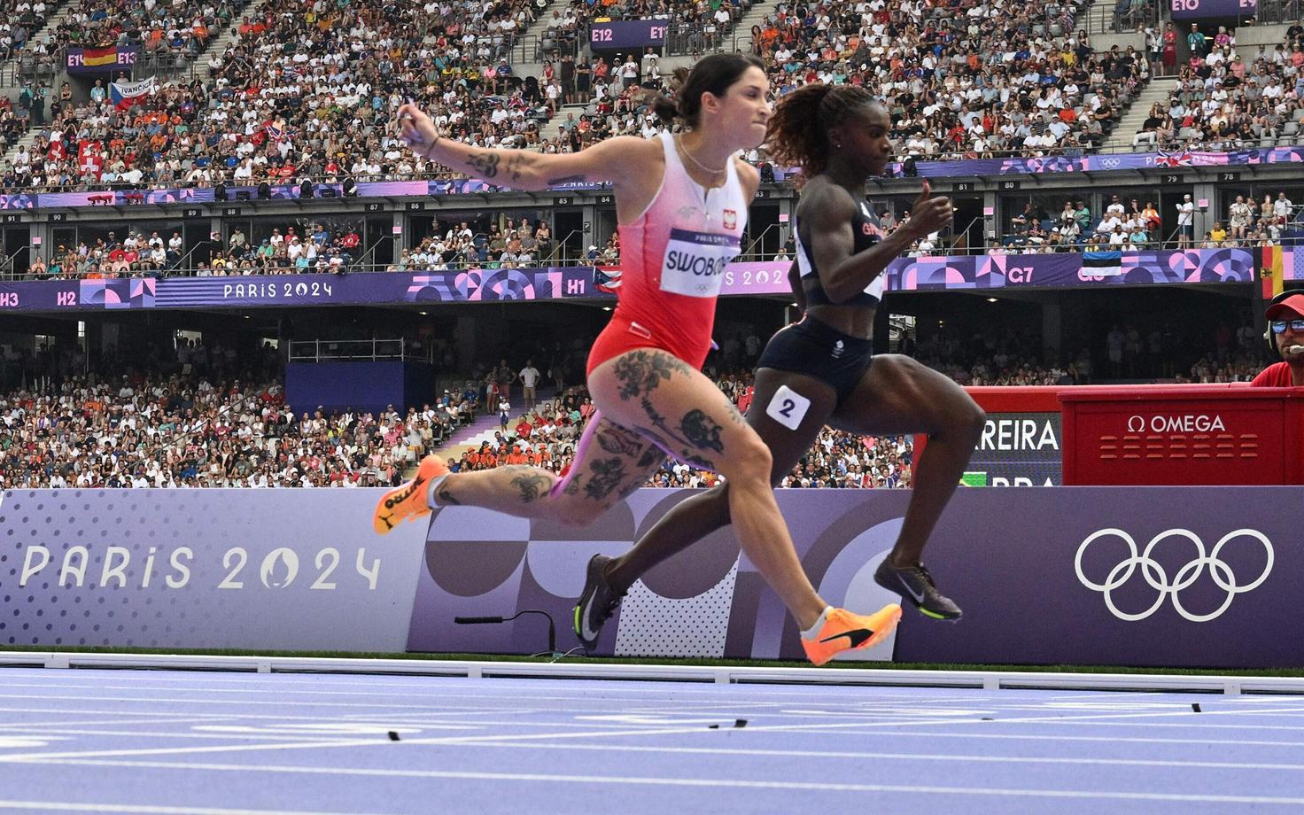 Ewa Swoboda ja Dina Asher-Smith