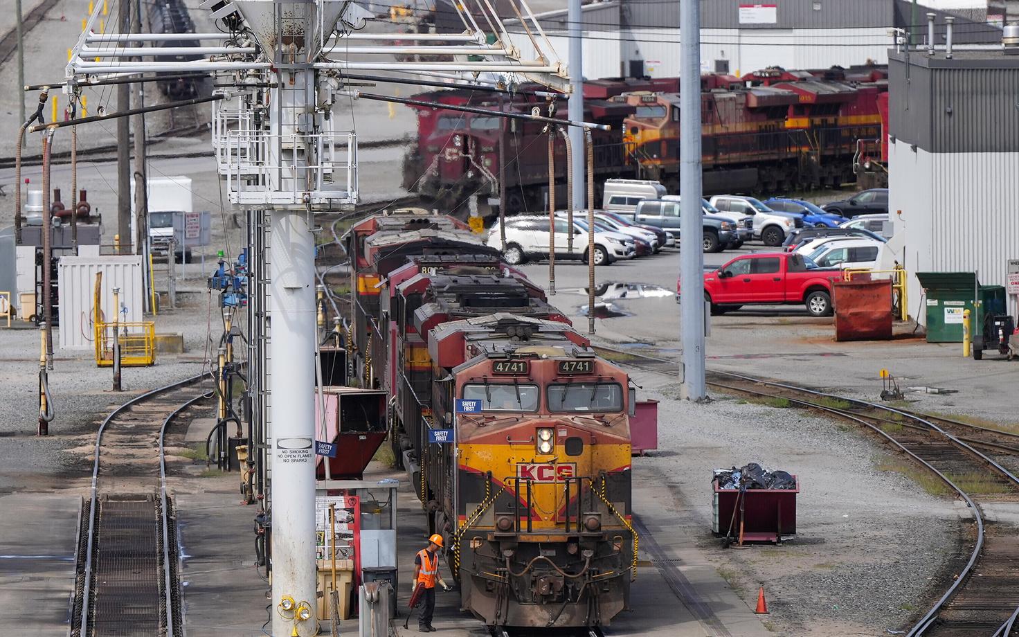 Депо канадской железнодорожной компании Canadian Pacific Kansas City (CPKC).
