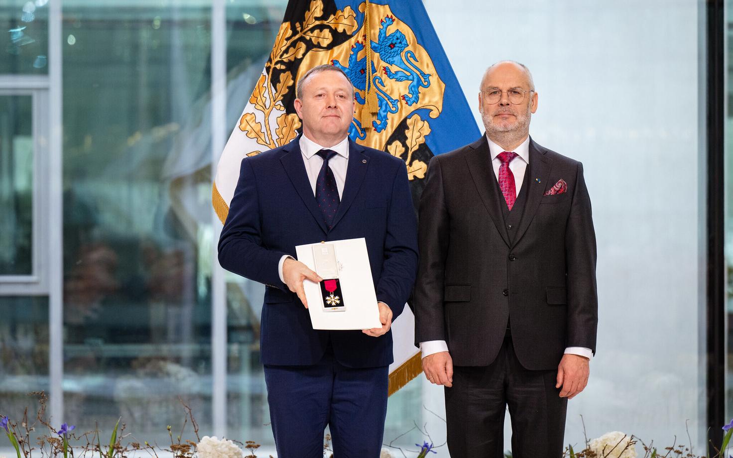 Jaanus Getreu sai tänavu president Alar Kariselt riikliku teenetemärgi.